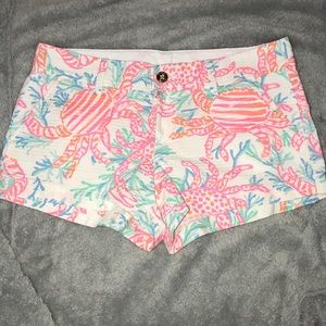 Lilly Pulitzer Crab Print Shorts